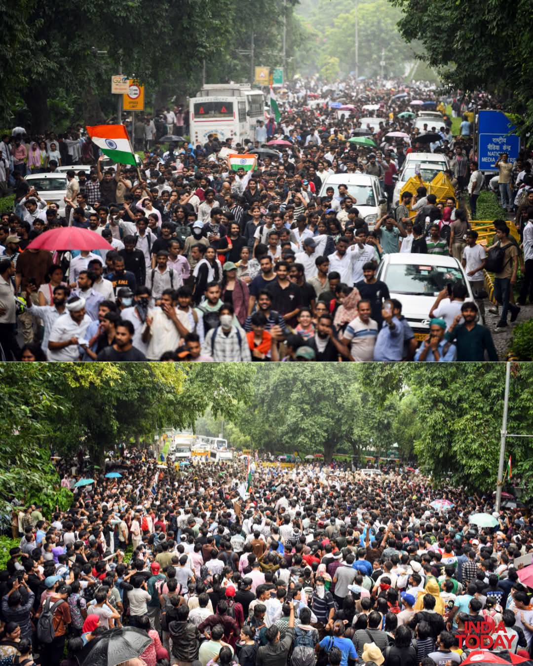 সংসদ ভবনের নিরাপত্তা বলয় ভেদ করে রাজপথ উত্তাল: NEET পরীক্ষার্থীদের আন্দোলন ঘিরে রণক্ষেত্র নয়াদিল্লি