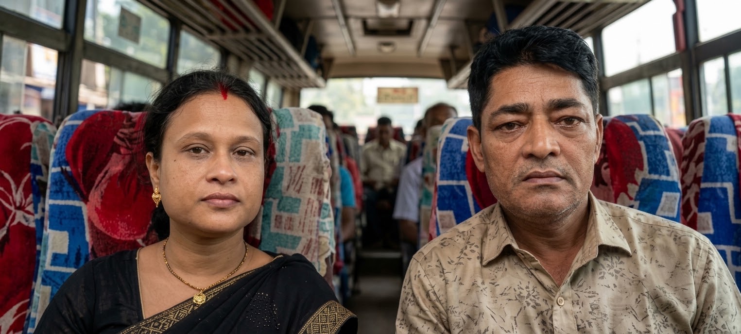 স্বামীকে কিডনি দিতে স্ত্রীর ভারতে রওয়ানা: মানবিকতার দৃষ্টান্ত স্থাপন করলেন প্রধানশিক্ষক মন্দিরা রানী