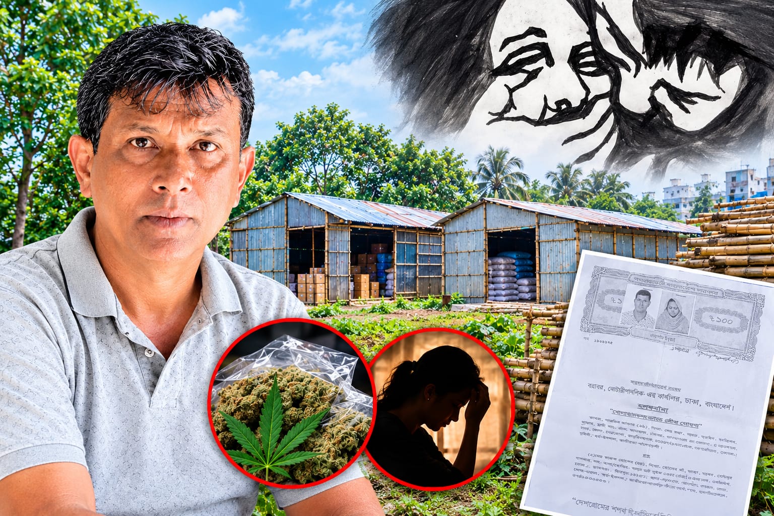 বাঁশ ফারুকের খুঁটির জোর কোথায়? ধর্ষণ, সরকারি জমি দখল ও মাদক বানিজ্য নিয়ন্ত্রণের অভিযোগ-নেপথ্যে কারা?