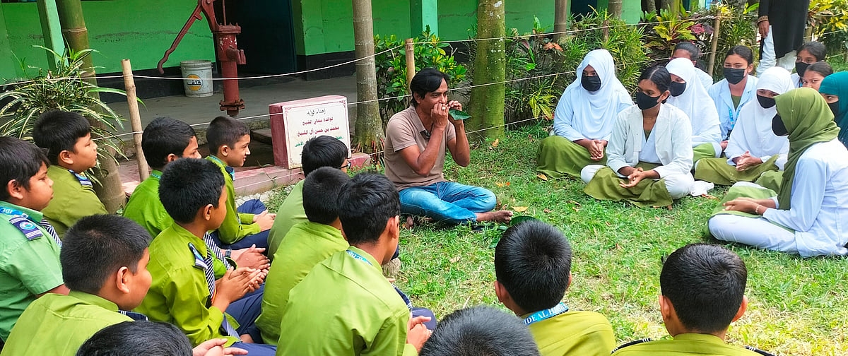 পাতা দিয়ে সুর তোলেন রাব্বানী, কোক স্টুডিও এনে দিয়েছে পরিচিতি